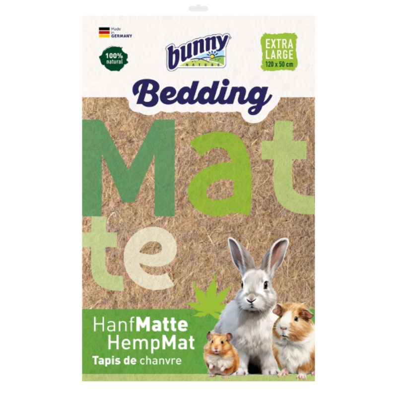 Bunny nature bedding måtte Extra Large - Hamp