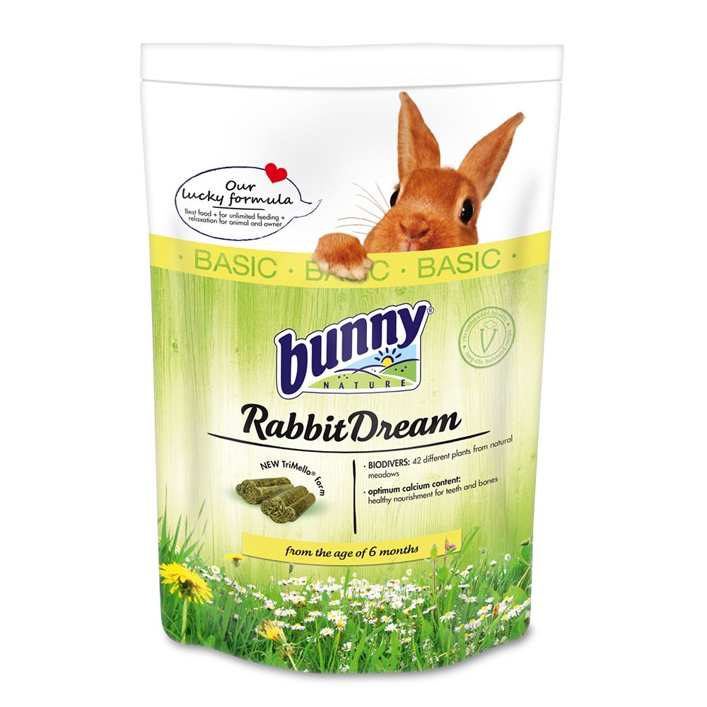 RabbitDream BASIC (1,5 kg) kaninfoder fra Bunny Nature