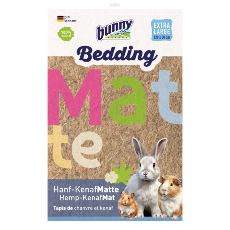 Bunny Nature bedding måtte Extra Large - hamp og kenaf