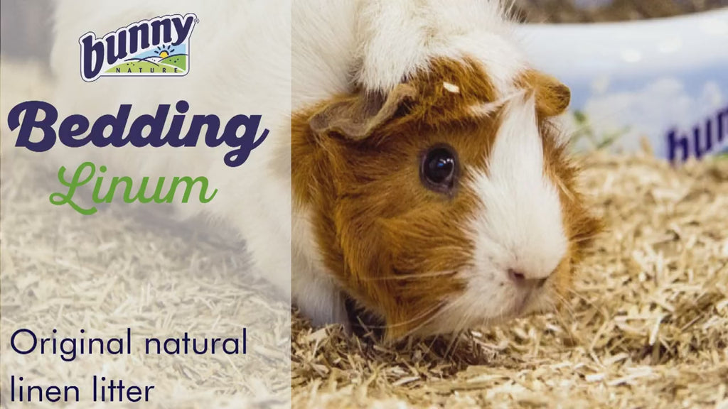 Bunny Nature Bedding Linum strøelse (35 l) video - til kaniner og gnavere