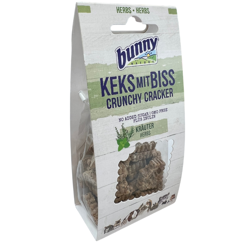 Bunny Nature Crunchy Crackers - med urter (50 g)